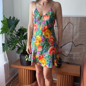 Vintage Victoria's Secret silky cami and robe set, sz M, perfect cond